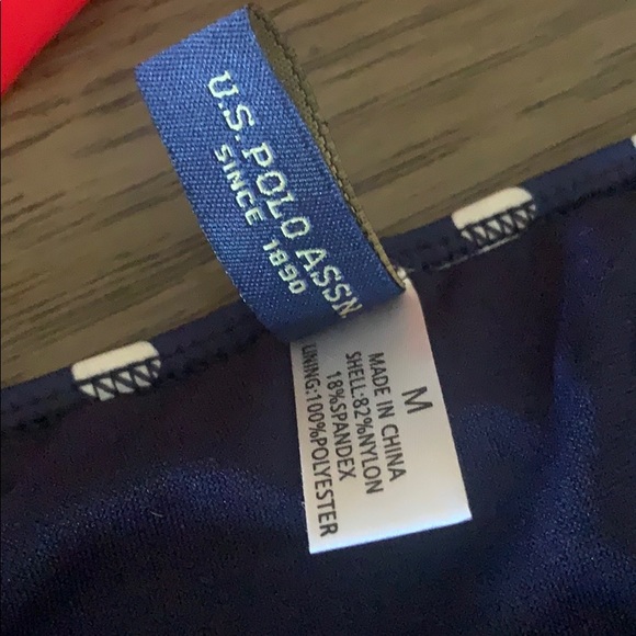 U.S Polo Assn. Red and Blue Bikini NWOT - Picture 5 of 7